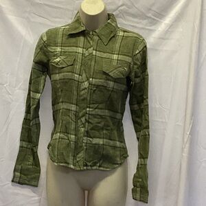 DCC Zip Up Green Flannel